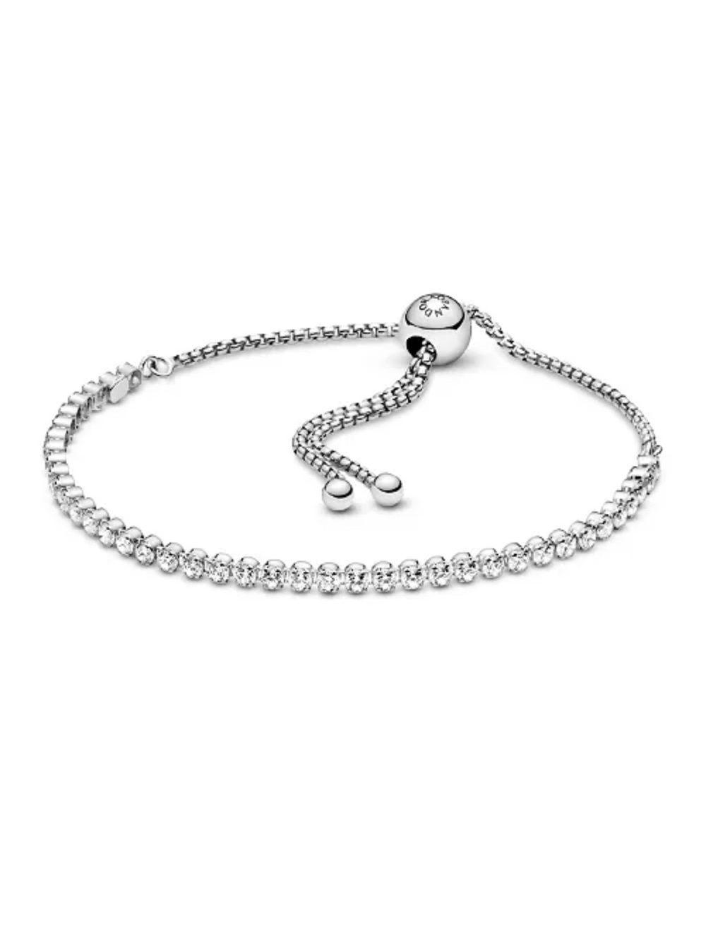 Pandora cubic zirconia sparkling slider tennis bracelet